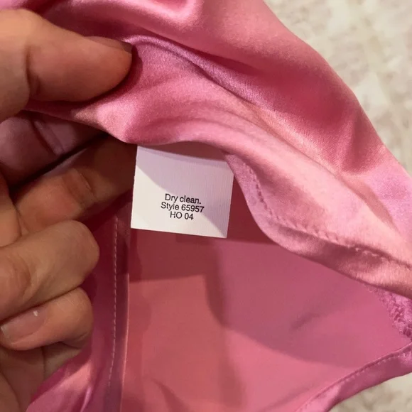 NWT Vintage Y2K J. Crew 100% Silk Cami Women’s size Small in Pink 2004 NEW OLD - Picture 5 of 8